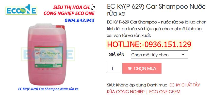 EC KY(P-629) Car Shampoo  nước Rửa Xe
